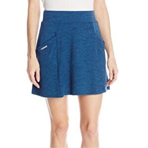 Icebreaker Women's Chateau Merino Wool Skirt Heather Blue Small‎